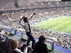 Meme Kocak Selebrasi Presiden Prancis di Piala Dunia
