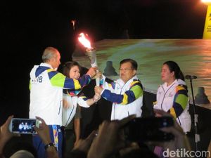Api India dan Mrapen Menyatu, Tandai Kirab Obor Asian Games Dimulai