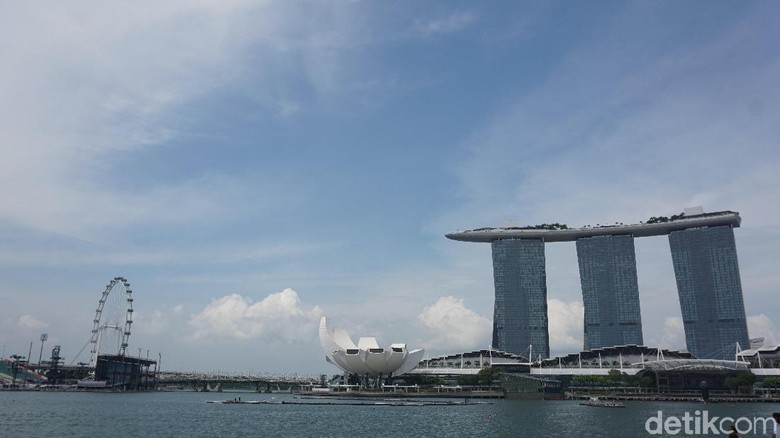 Marina Bay Sands Singapura (Shinta/detikTravel) Marina Bay Sands Singapura (Shinta/detikTravel)