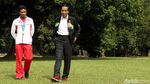 Presiden Jokowi Sambut The Flash Indonesia di Istana Bogor