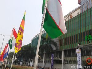 Inasgoc Tak Masalah Bendera Negara Asian Games Diikat Bambu