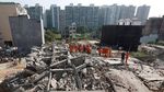 Foto: Runtuhnya Gedung 6 Lantai yang Sedang Dibangun di India