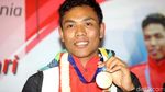 Lalu Muhammad Zohri Tiba di Tanah Air
