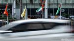 Ini Bendera Peserta Asian Games yang Diikat Bambu