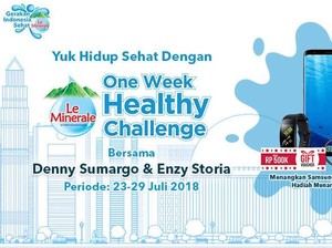 Ikuti Tantangan Hidup Sehat, Dapatkan Smartphone Gratis di Sini