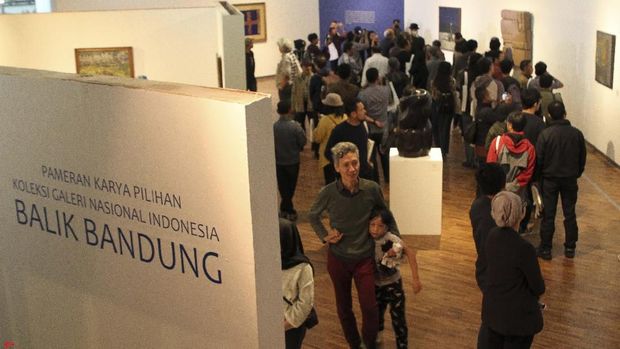 40 Karya Koleksi Galeri Nasional Indonesia 'Pulang Kampung' ke Bandung