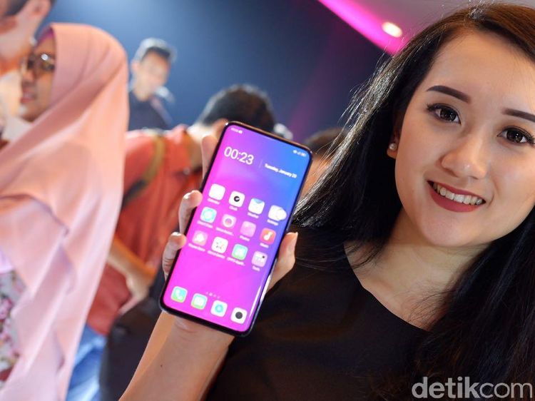 Potret Peluncuran Ponsel Termahal Oppo di Jakarta