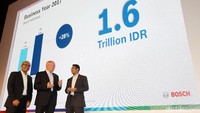 Bosch mengakhiri tahun fiskal 2017 dengan nilai penjualan sekitar 1,6 triliun rupiah di Indonesia atau mencatat pertumbuhan dua digit sebesar 28 persen dibandingkan tahun sebelumnya.