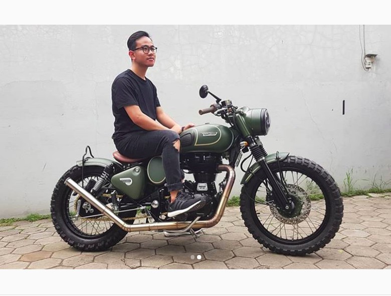 Ini Motor Modifikasi Baru Milik Putra Jokowi