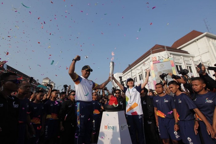 BNI Memulai Asian Games Torch Relay dari Titik KM 0 Yogyakarta