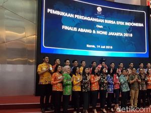 Abang None Jakarta Buka Perdagangan Saham