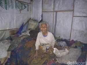 Jompo dan Sendiri, Mbah Marinem Hanya Diurus Tetangga Bergiliran
