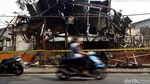 Penampakan Lapak Pedagang yang Hangus Terbakar di Kelapa Gading
