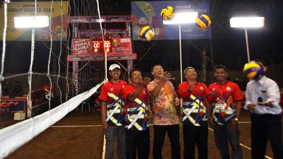 Mandiri Gelar Turnamen Voli antar Kampung