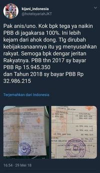 Postingan warga soal NJOP di Jagakarsa yang disebut naik pada 2018