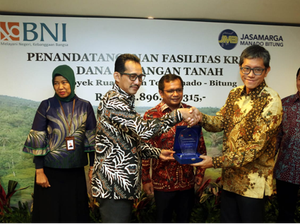 BNI Turut Biayai Ruas Tol Pertama di Sulawesi Utara