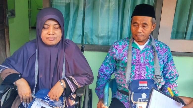 Setelah Operasi Patah Tulang, Atik Berangkat Ke Haji