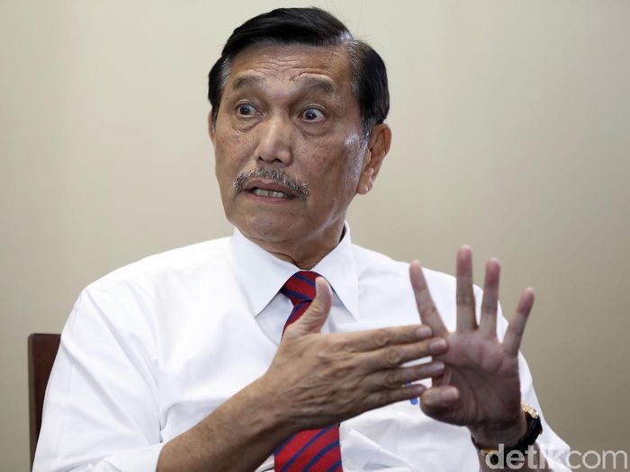 Menko Kemaritiman Luhut Pandjaitan/Foto: Rachman Haryanto Menko Kemaritiman Luhut Pandjaitan/Foto: Rachman Haryanto