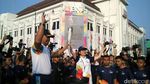 Meriahnya Kirab Obor Asian Games di Kantor BNI Yogyakarta