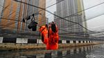 Kali Sunter Depan Wisma Atlet Dibersihkan