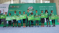 Juara MILO Jakarta International 10K kategori Indonesian Student (Foto: detikcom)
