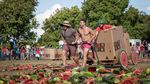Potret Festival Ski Semangka di Australia