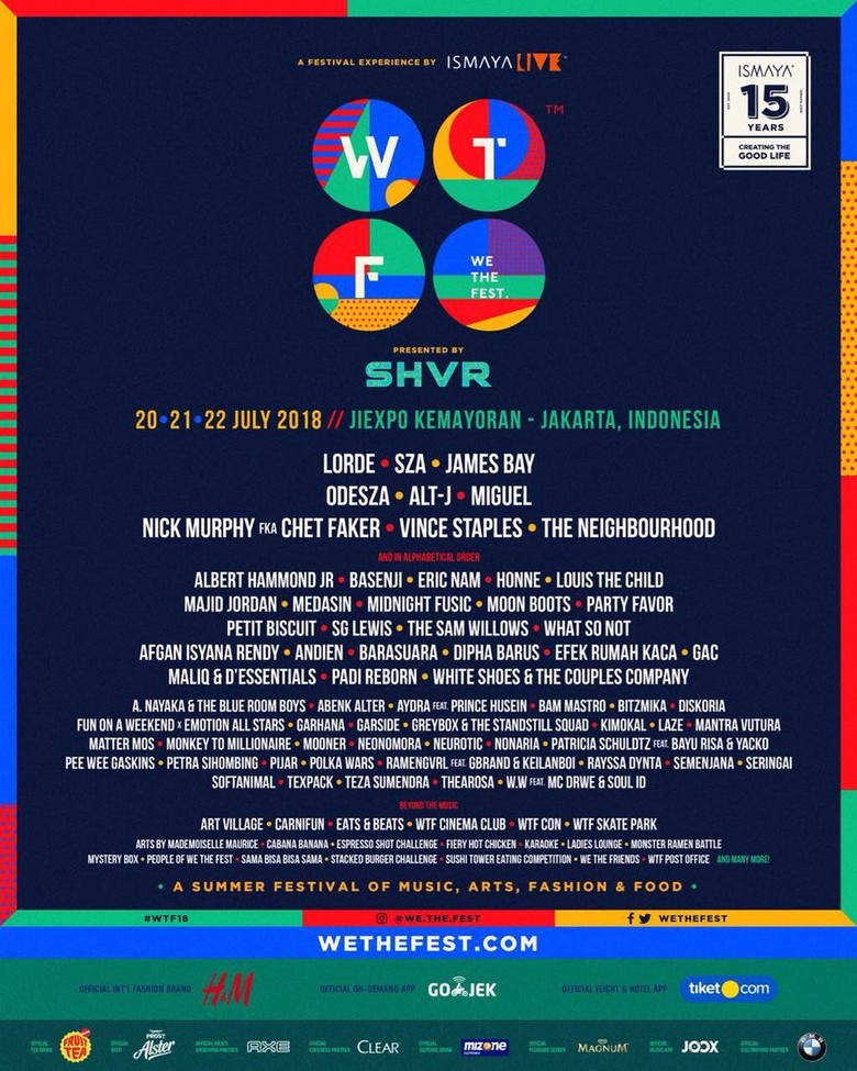 Siapa yang Paling Ditunggu di We The Fest 2018 Besok? Siapa yang Paling Ditunggu di We The Fest 2018 Besok?