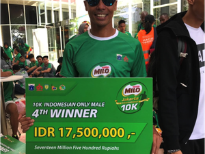 Atlet Triathlon Asian Games Ikut Lari di #MILOJI10K