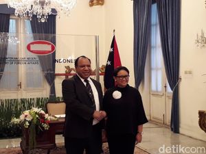 Bertemu Menlu Papua Nugini, Retno Bahas Pembangunan Perbatasan
