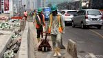 Sambut Asian Games, Pengerjaan Trotoar MH Thamrin Dikebut