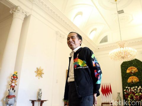 Jaket Asian Games Jokowi