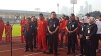 Foto: Saya hormati Bapak Bob Hasan dan Lalu, Teman-teman Kemendagri ikut senang dan bangga atas prestasi atlet Indonesia yang mampu menjuarai kejuaraan dunia, kata Tjahjo dalam sambutannya. Fotografer: Zunita Amalia Putri/detikcom