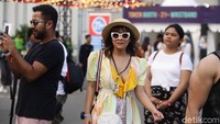 Soal penampilan juga sangat diperhatikan oleh pengunjung We The Fest 2018 kali ini. Foto: Pradita Utama