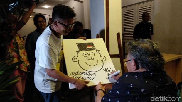 Pameran Tunggal 20 Tahun Mice Berkarya Dibuka Wimar Witoelar
