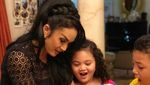 Gemas! Gaya Makan Si Keriting Amora Putri Krisdayanti dan Raul Lemos