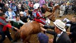 Lomba Pacuan Kuda Cilik Kontroversial di Mongolia