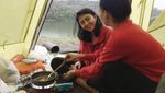 Minum Jus dan Ngopi, Begini Gaya Kulineran Mantan Puteri Indonesia Karina Nandia