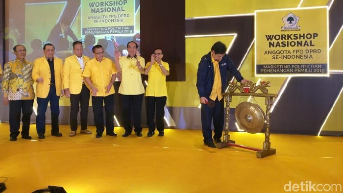 Ngabalin hingga Akbar Tandjung Hadiri Workshop Nasional DPRD Golkar