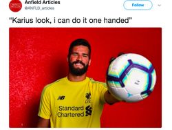 Meme Kejam Karius Dilengserkan Alisson
