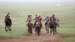 Lomba Pacuan Kuda Cilik Kontroversial di Mongolia