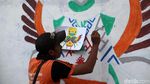 Giliran Lapangan Tembak yang Dihiasi Mural Asian Games