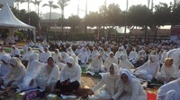 Zikir bersama juga diikuti  seluruh staf dan karyawan Jaksa Agung dan beberapa anggota Nahdatul Ulama. Foto: Zunita Amalia Putri/detikcom