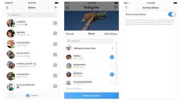 Fitur Status Online di Instagram Resmi Dirilis