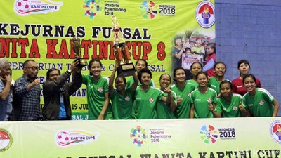 Isola UPI Juara Kejurnas Futsal Kartini Cup 2018