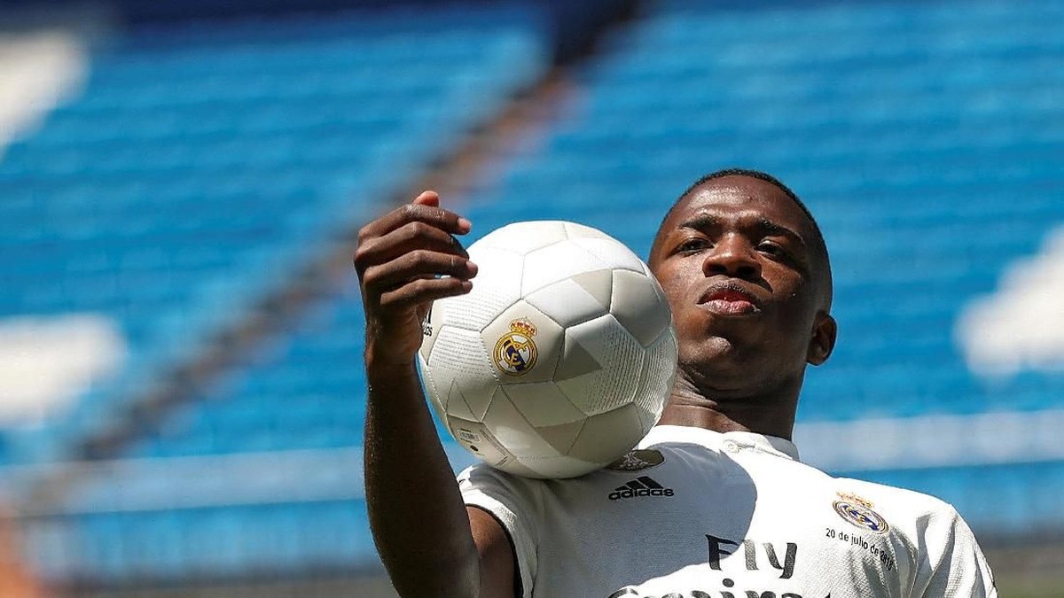Pemain Real Madrid, Vinicius Junior. (Foto: Susana Vera/Reuters)
