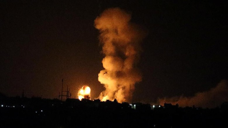 Tentaranya Tewas Ditembak, Israel Gempur Posisi Hamas di Gaza Tentaranya Tewas Ditembak, Israel Gempur Posisi Hamas di Gaza