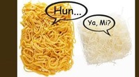 Kalau habis lihat ini masih mau manggil si dia Hun atau Mi. Emangnya kamu pacaran sama bihun atau mie? Foto: Istimewa