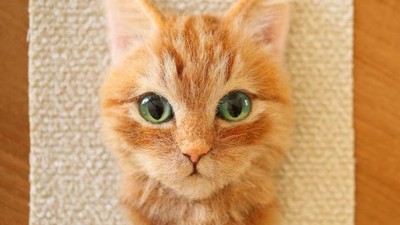 Wow! Hiasan Kucing Ini Terlihat Seperti Asli