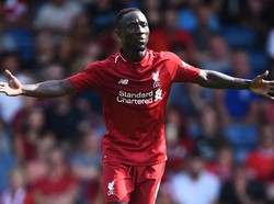Naby Keita baru resmi gabung musim panas ini walaupun Liverpool sudah lebih dulu menyepakati transfer dengan RB Leipzig pada tahun lalu. Transfernya sebesar 48 juta pound sterling (Rp 914 miliar). (Foto: Nathan Stirk/Getty Images)