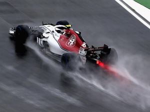 Di Bawah Guyuran Hujan, Leclerc Pimpin Latihan Ketiga GP Jerman